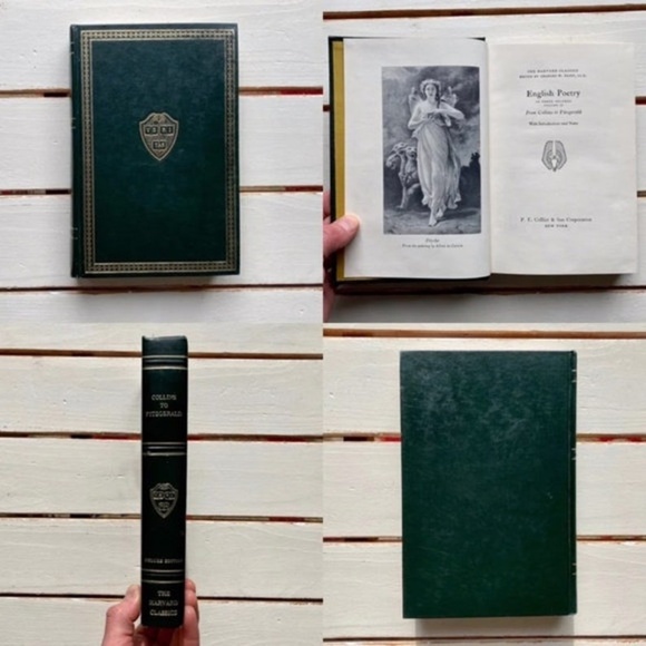Harvard Classics | Set of 4 Poetry Hardcover Books | Chaucer to Whitman | 1930s - Picture 4 of 6